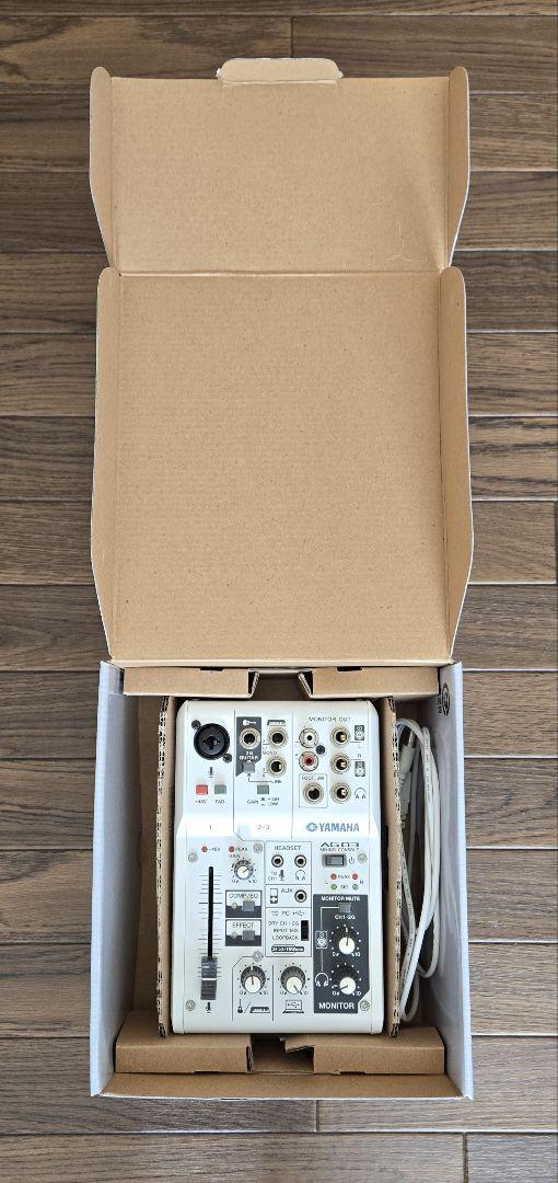 YAMAHA AG03 ミキシングコンソール USB接続