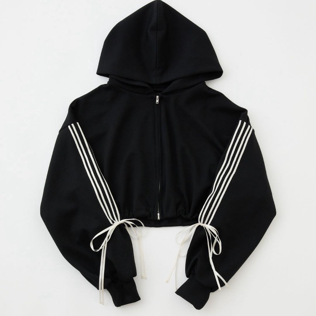 ナイスクラップ パーカー アウター トップス リボン NICE CLAUP 新品