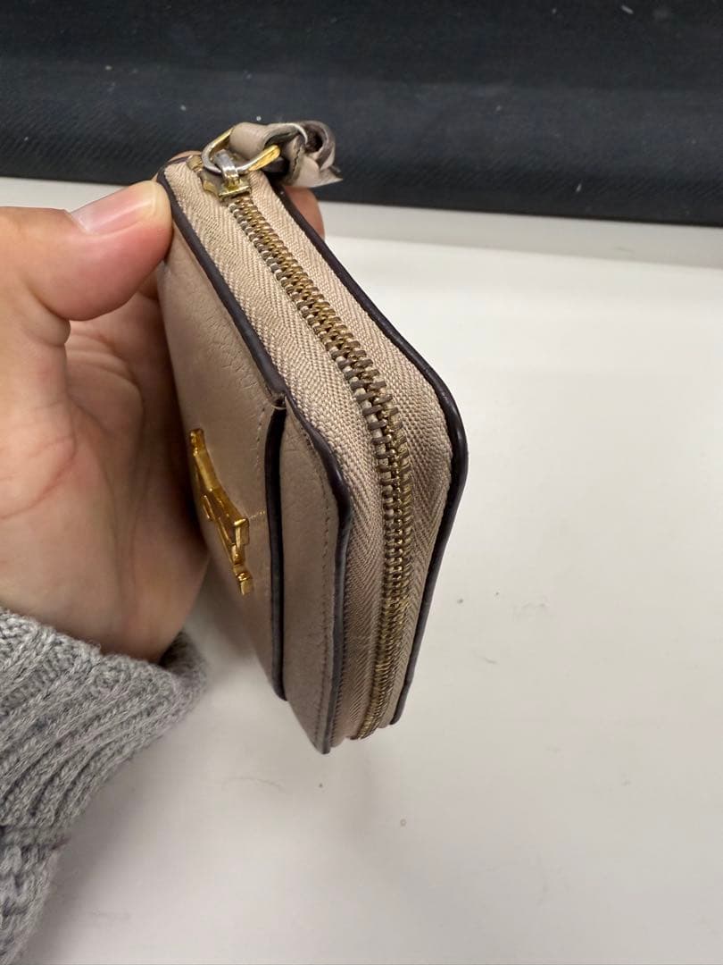 Louis Vuitton 三つ折り財布 ベージュ Louis Vuitton 三つ折り財布 ベージュ