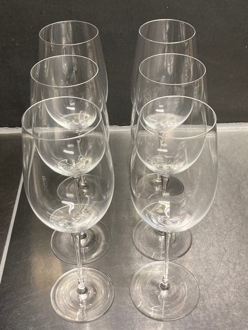 スガハラガラス製ハンドメイドワイングラス 6個セット スガハラガラス製ハンドメイドワイングラス 6個セット