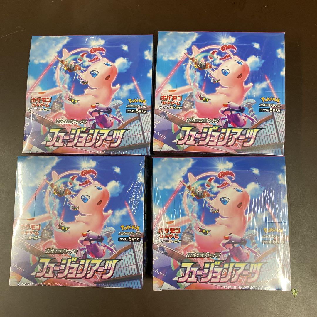 ポケモンカード フュージョンアーツ 4BOX シュリンク付き