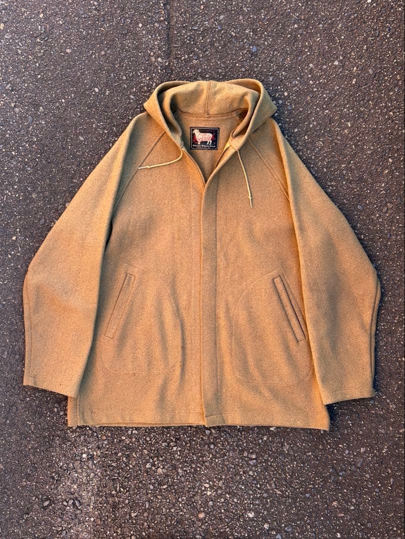 50s 60s WOOLRICH フード付きウールジャケット XLXL LL Wool rich