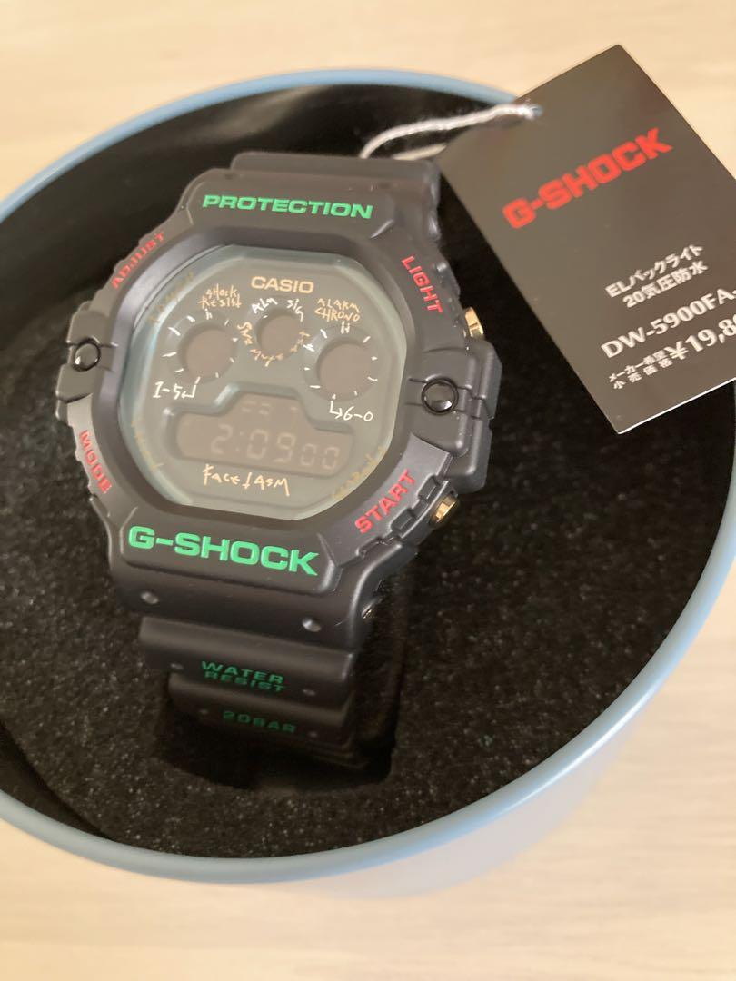 【新品未使用】G-SHOCK FACETASコラボDW-5900FA-1JR