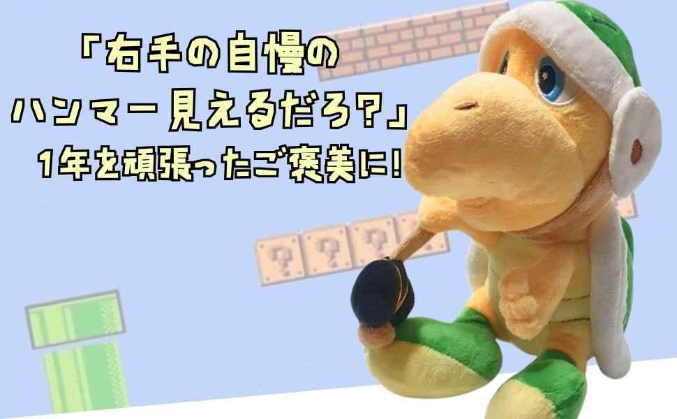 ハンマーブロス ぬいぐるみ マリオ 緑 大きい 国27cm【残3