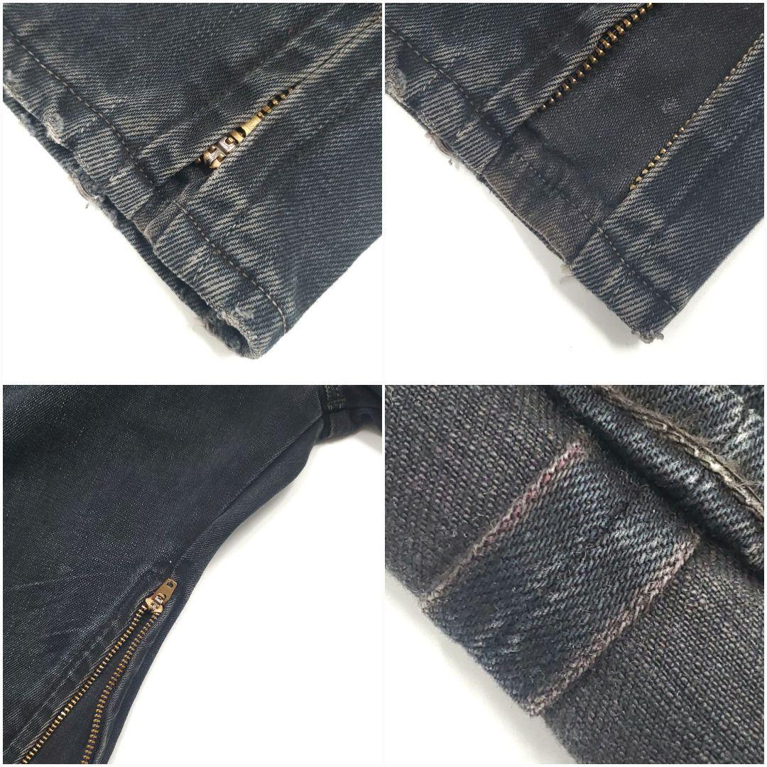 W36後染めサイドジップ◆Levi's 55501◆日本製ビンテージ復刻1050
