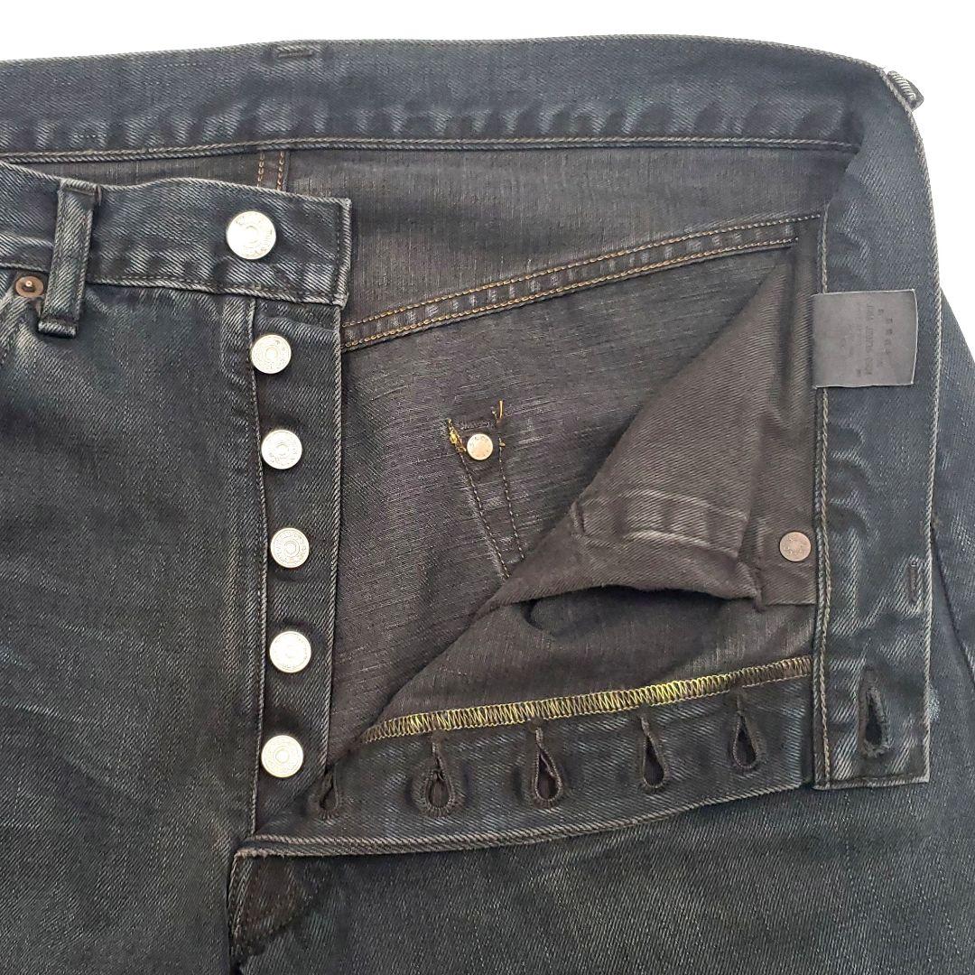 W36後染めサイドジップ◆Levi's 55501◆日本製ビンテージ復刻1050
