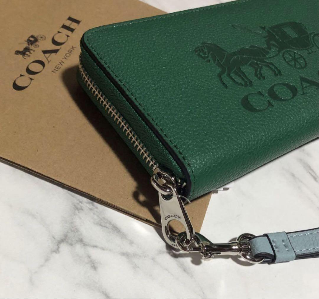 COACH ラウンドファスナー長財布 ホースアンドキャリッジ 新品未使用
