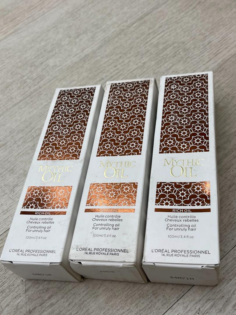 新品 ロレアル ミシックオイル リッチオイル 100ml 3個 まとめて
