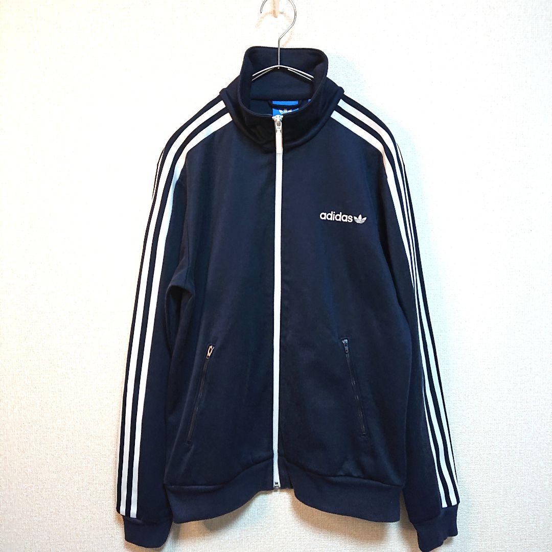 国産正規店 adidas アディダス ジャージ トラックジャケット ネイビー 古着 LsXvu-m53070644754 人気再入荷