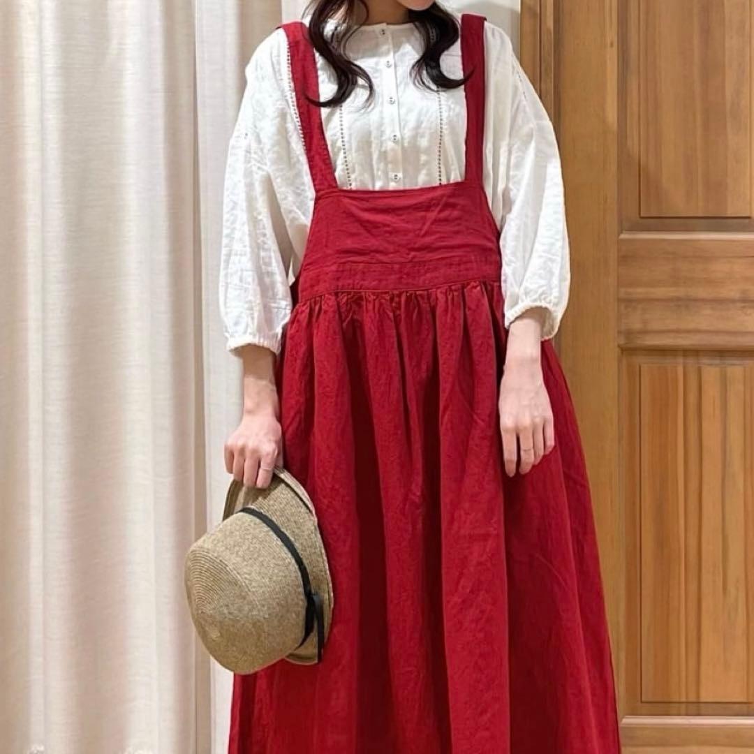 サマンサモスモス【Cross×Linen】ジャンスカ