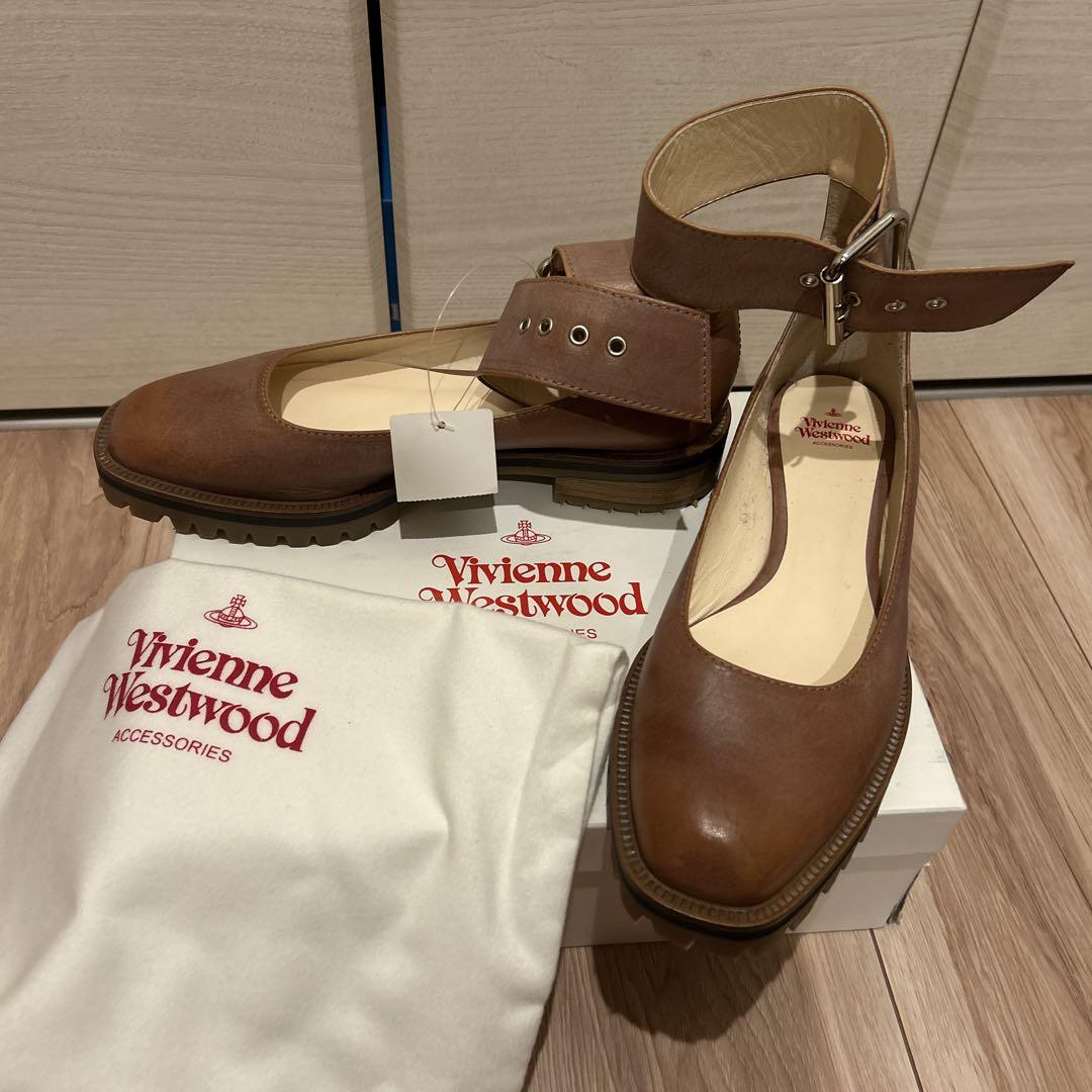 Vivienne Westwood ブラウンフラットシューズ