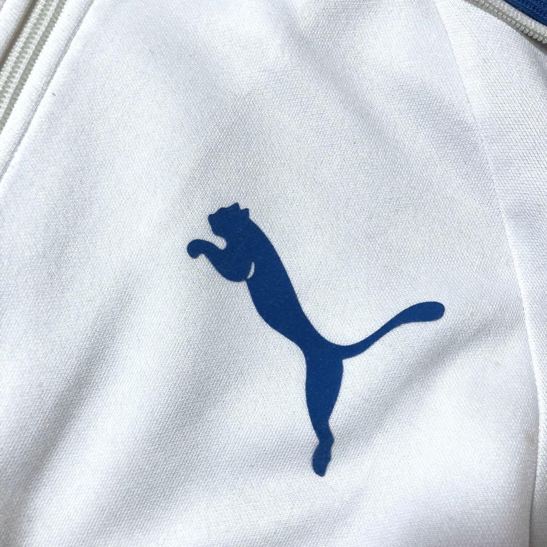 90s PUMA トラックジャケット 高襟 短丈 サイドライン