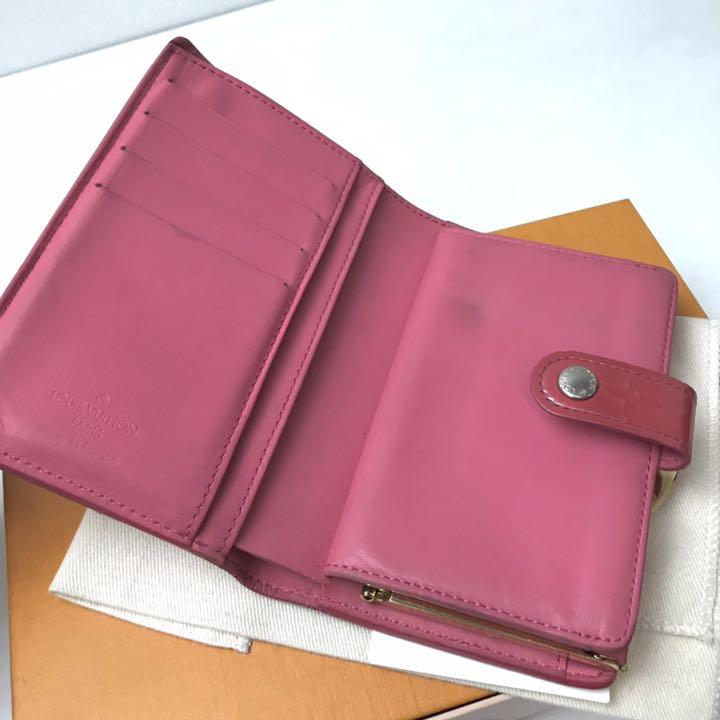 2022大人気 鑑定済 ヴェルニ フランボワーズ ガマ口財布 YKXE1-m53074921539 正規品 ルイヴィトン SALE新作登場