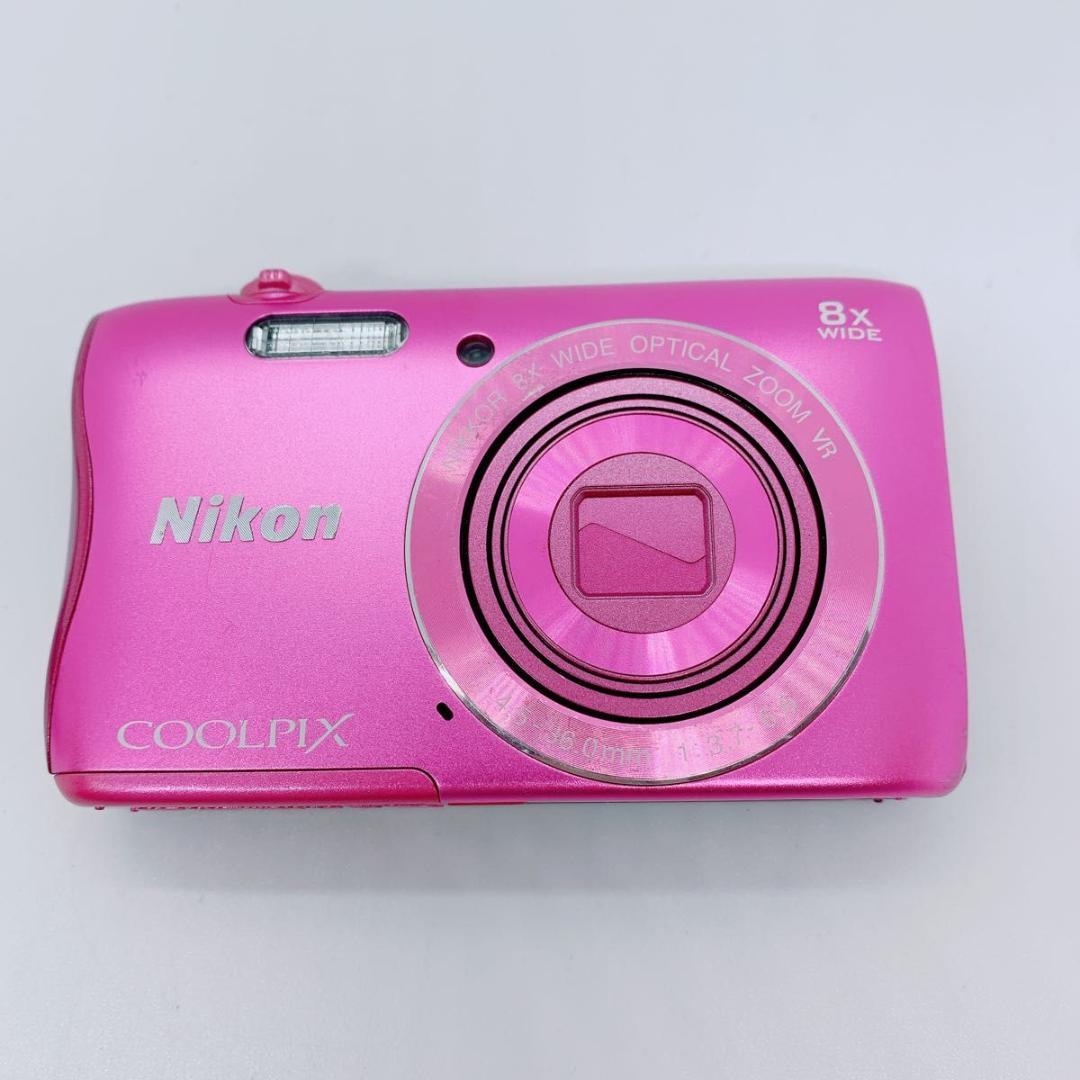 ニコン　デジタルカメラ　COOLPIX S3700 ピンク　MK0127