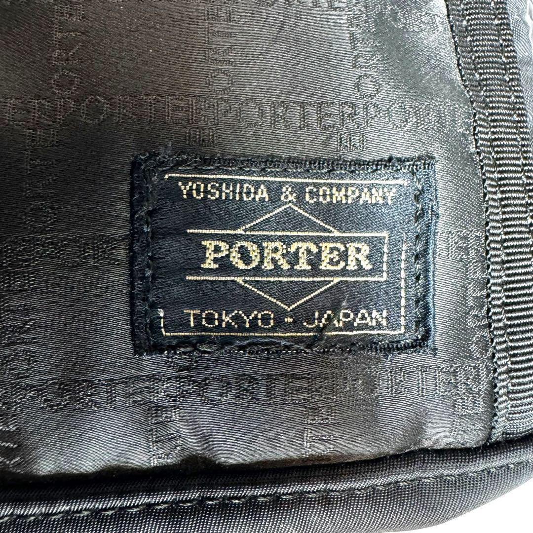 【美品】　PORTE  ショルダー・ウエストポーチ　3way　ボディーバッグ　黒