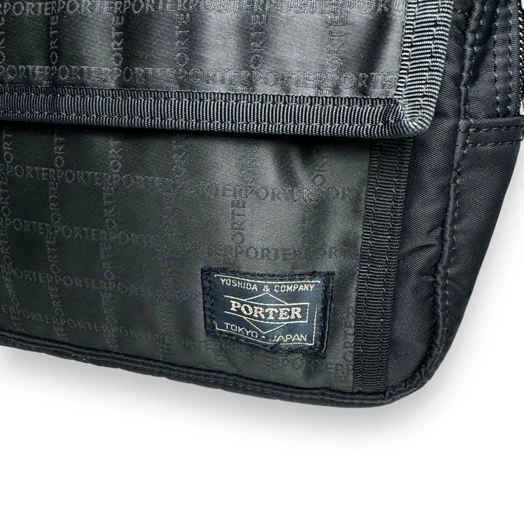 【美品】　PORTE  ショルダー・ウエストポーチ　3way　ボディーバッグ　黒