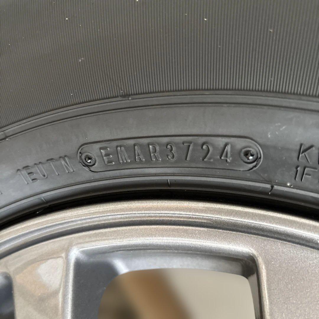 ジムニーシエラ純正ホイール、タイヤ4本セット　新車外し　送料込み