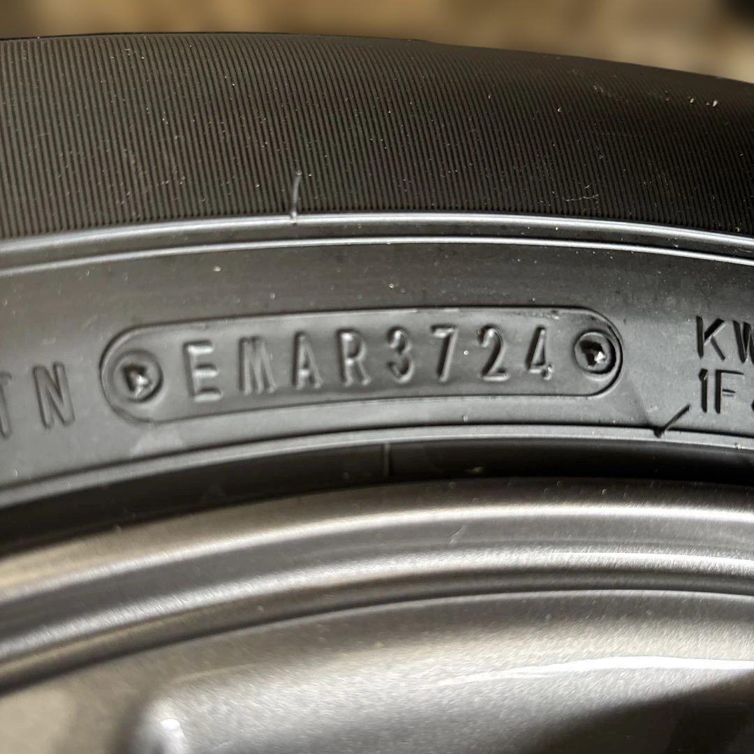 ジムニーシエラ純正ホイール、タイヤ4本セット　新車外し　送料込み