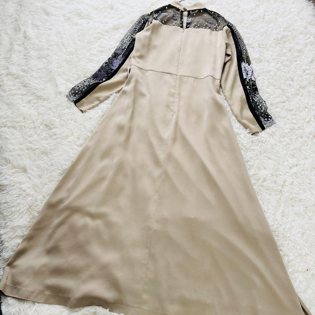 美品】MURRAL Framed flower dress 20AW限定色 M