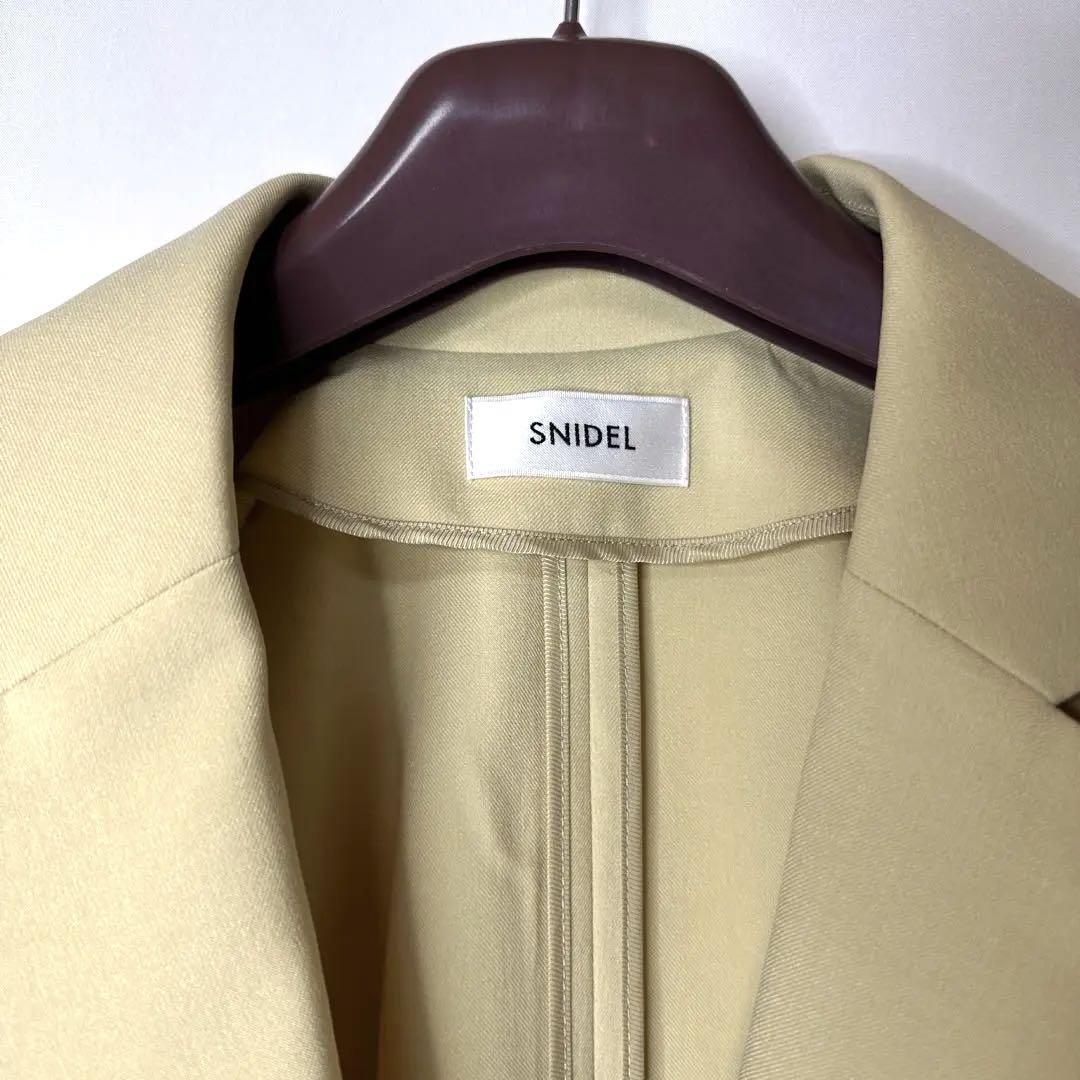 新品 タグ付 SNIDEL スナイデル オーバーサイズジャケット イエロー 1 新品 タグ付 SNIDEL スナイデル オーバーサイズジャケット