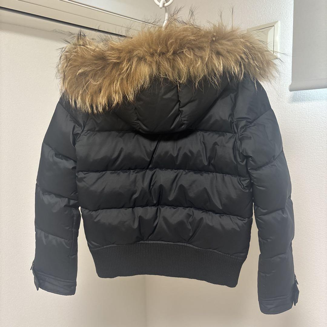 BURBERRY BLUE LABELファー付きダウンジャケット ブラック