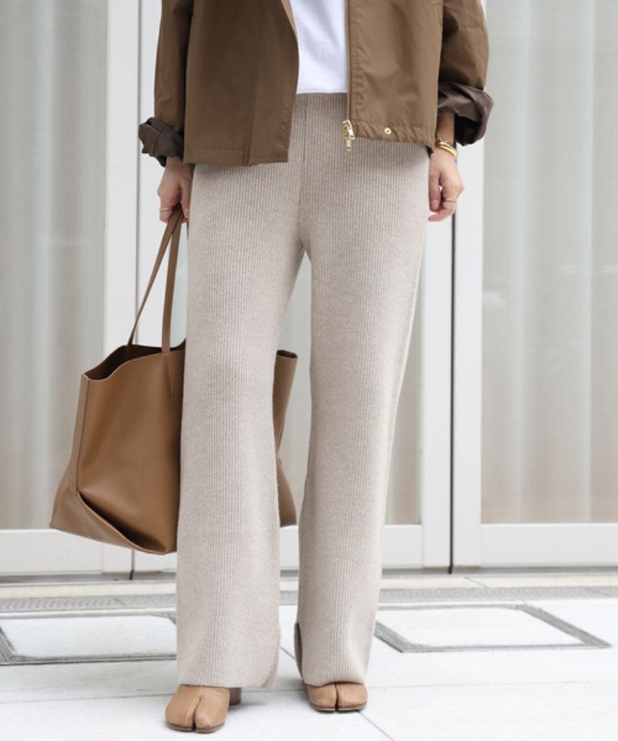 パンツ カシミヤシルクS