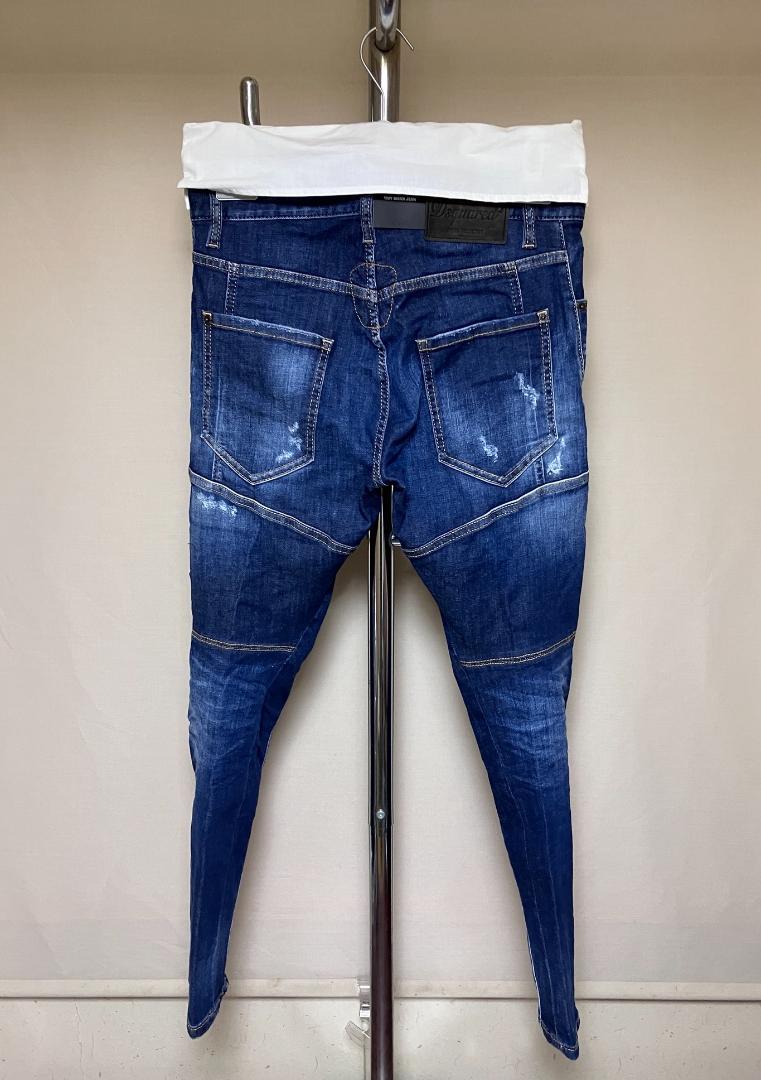 新品 44 23aw DSQUARED2 Tidy Biker デニム 7448