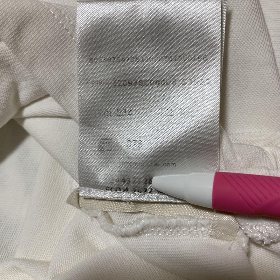 極美品　モンクレール　グルノーブル　ロゴ　Tシャツ　ホワイト　M 4S392