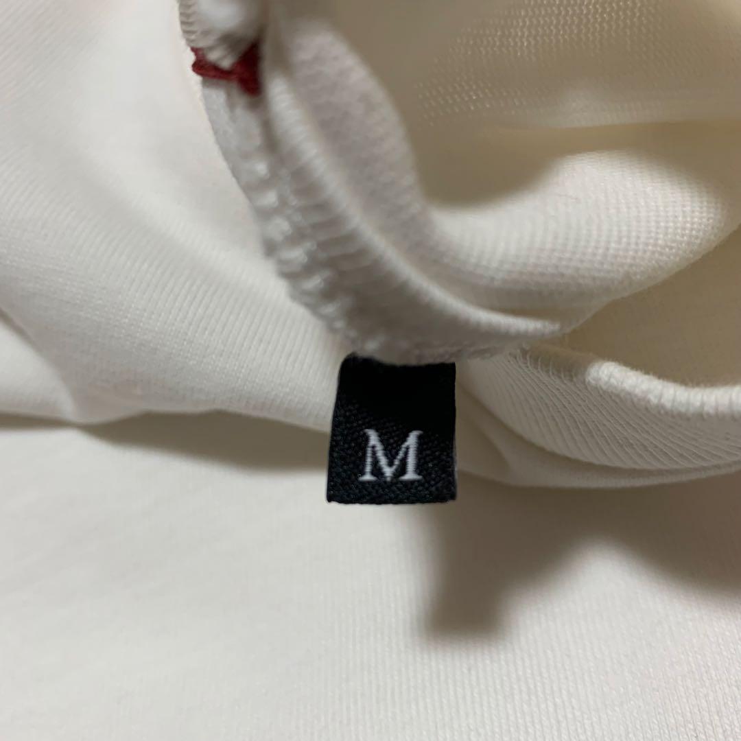 極美品　モンクレール　グルノーブル　ロゴ　Tシャツ　ホワイト　M 4S392