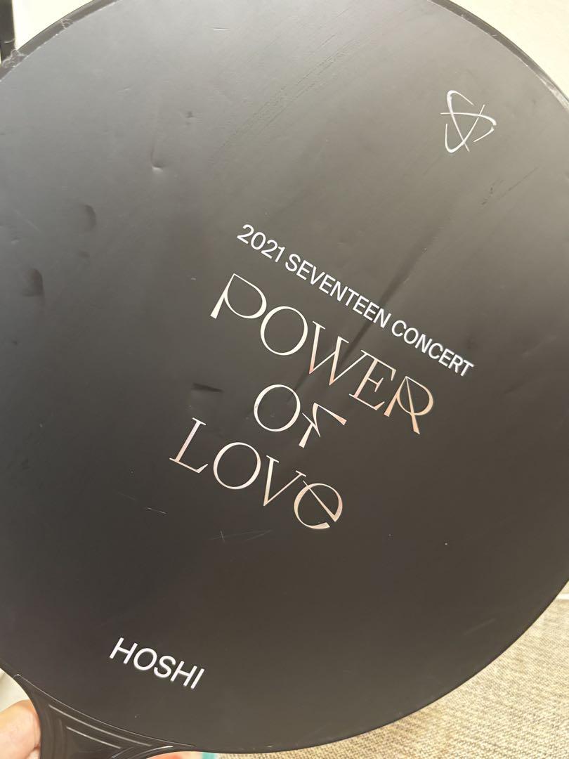 ホシ SEVENTEEN うちわ POWER OF LOVE SEVENTEEN セブチ ホシ power of love 2021 うちわ - メルカリ