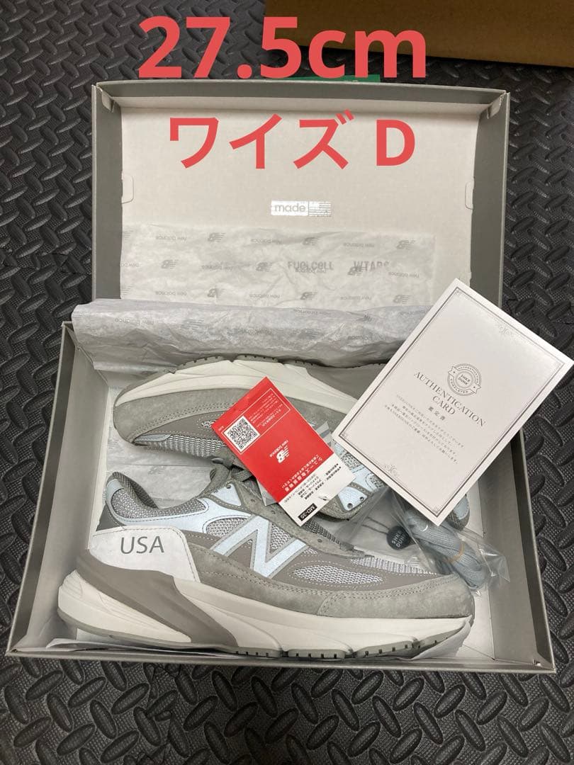 WTAPS x New Balance 990v6 M990WT6 27.527.5cm WTAPS