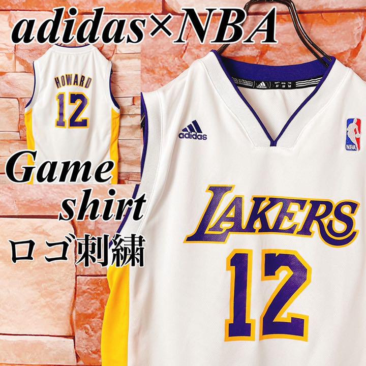 専用アディダスadidasタトップゲームシャツ レイカーズS古着