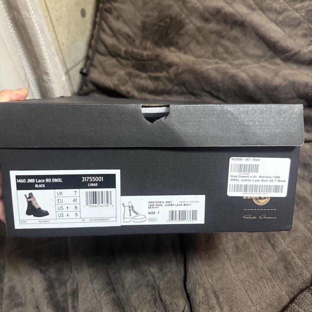 Rick Owens Dr. Martens 1460 JMB Lace