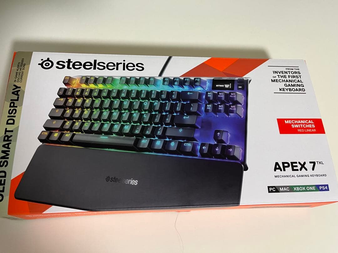 流行 STEELSERIES APEX RED 赤軸 TKL 7 PC周辺機器 - atalaia.al.gov.br