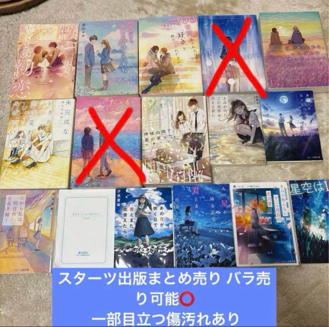 スターツ出版恋愛小説14冊まとめ売り　ばら売り可能！