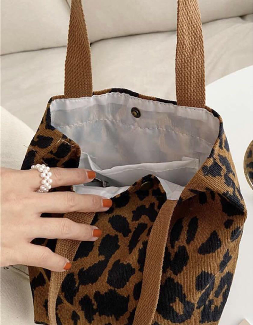 ヒョウ柄 ハンドバッグ 手提げ 美品 - 通販 - guianegro.com.br