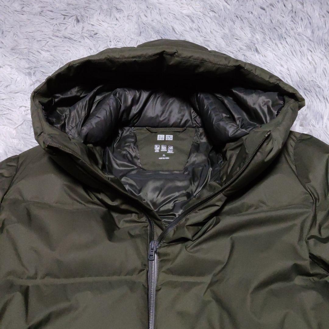 【美品】ユニクロ　メンズシームレス　オリーブ　SIZE XL