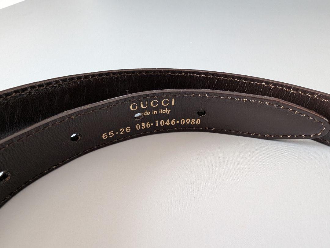 GUCCI 　GGロゴ　 インターロッキング　ベルト