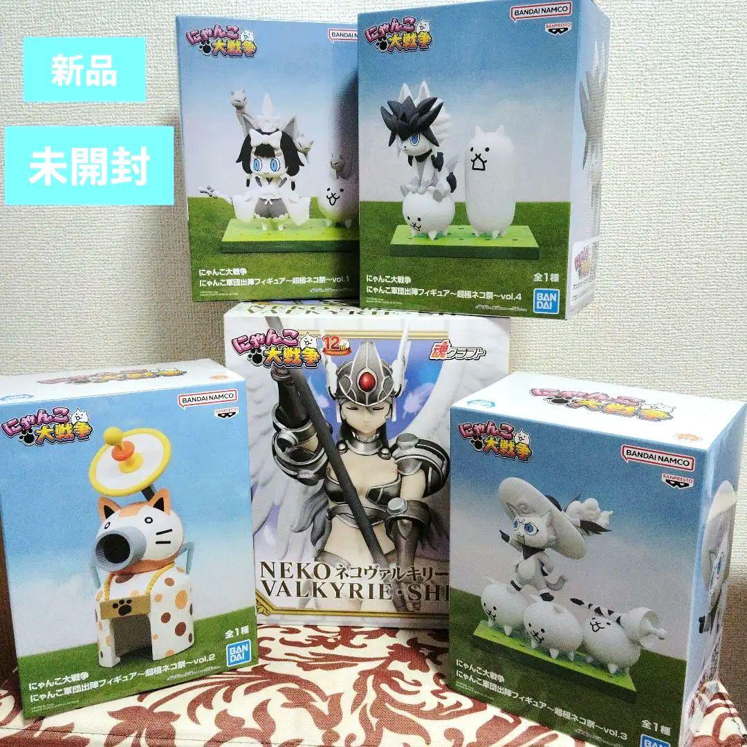 にゃんこ大戦争 フィギュアセット にゃんこ大戦争 フィギュア全5種セット - メルカリ