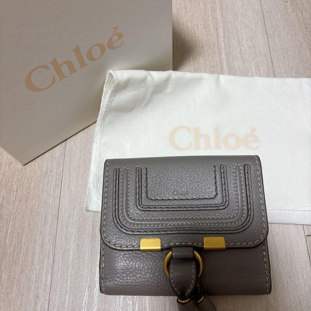 Chloe 財布 グレー