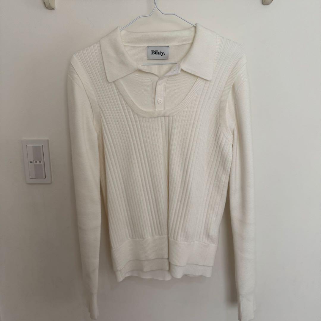 Bibiy. JULIET LAYER KNIT WHITE/FREE