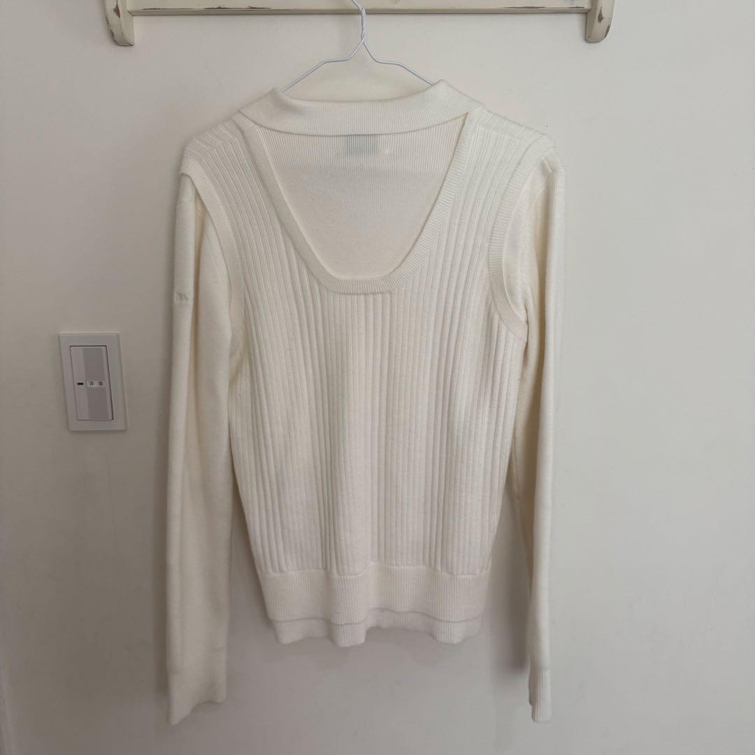 Bibiy. JULIET LAYER KNIT WHITE/FREE