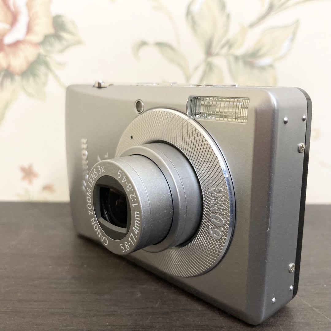 Canon デジカメ IXY DIGITAL 80 コンデジ シルバー 充電器付