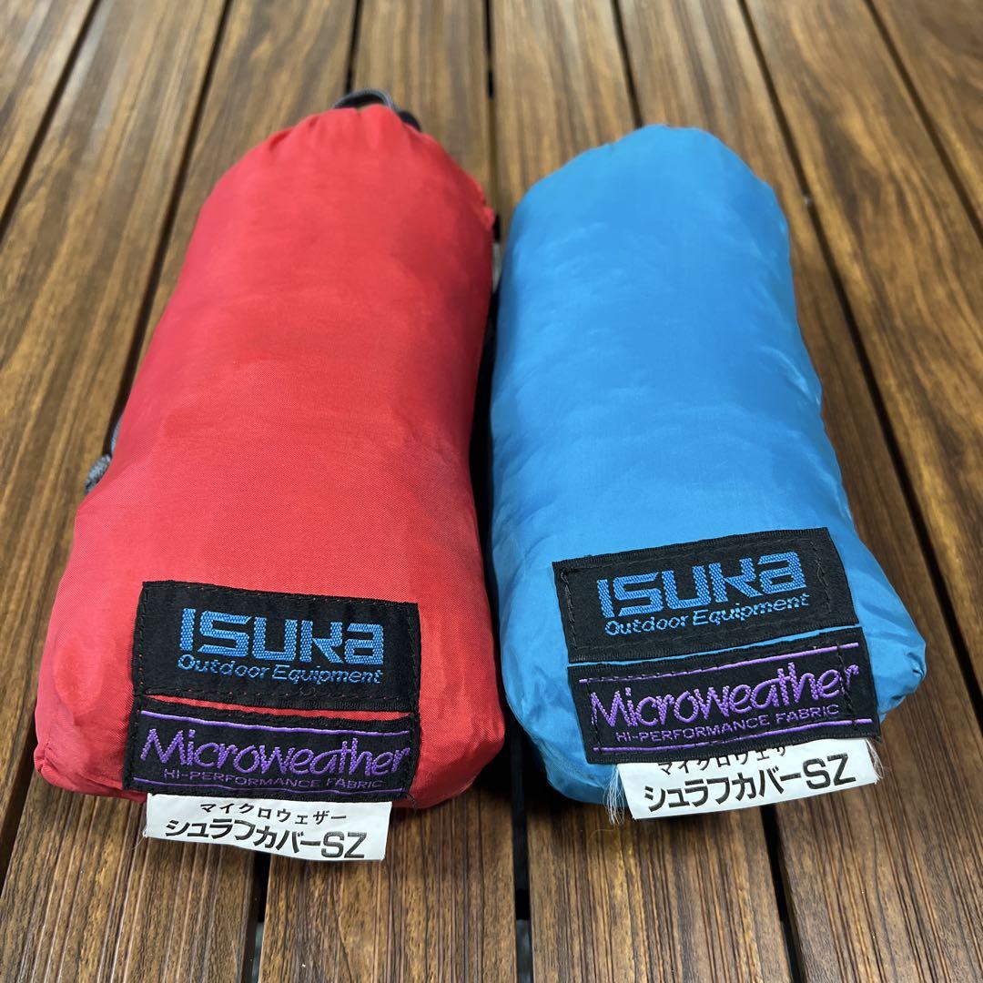 ISUKA Microweather シュラフカバー SZ レッド・ブルー
