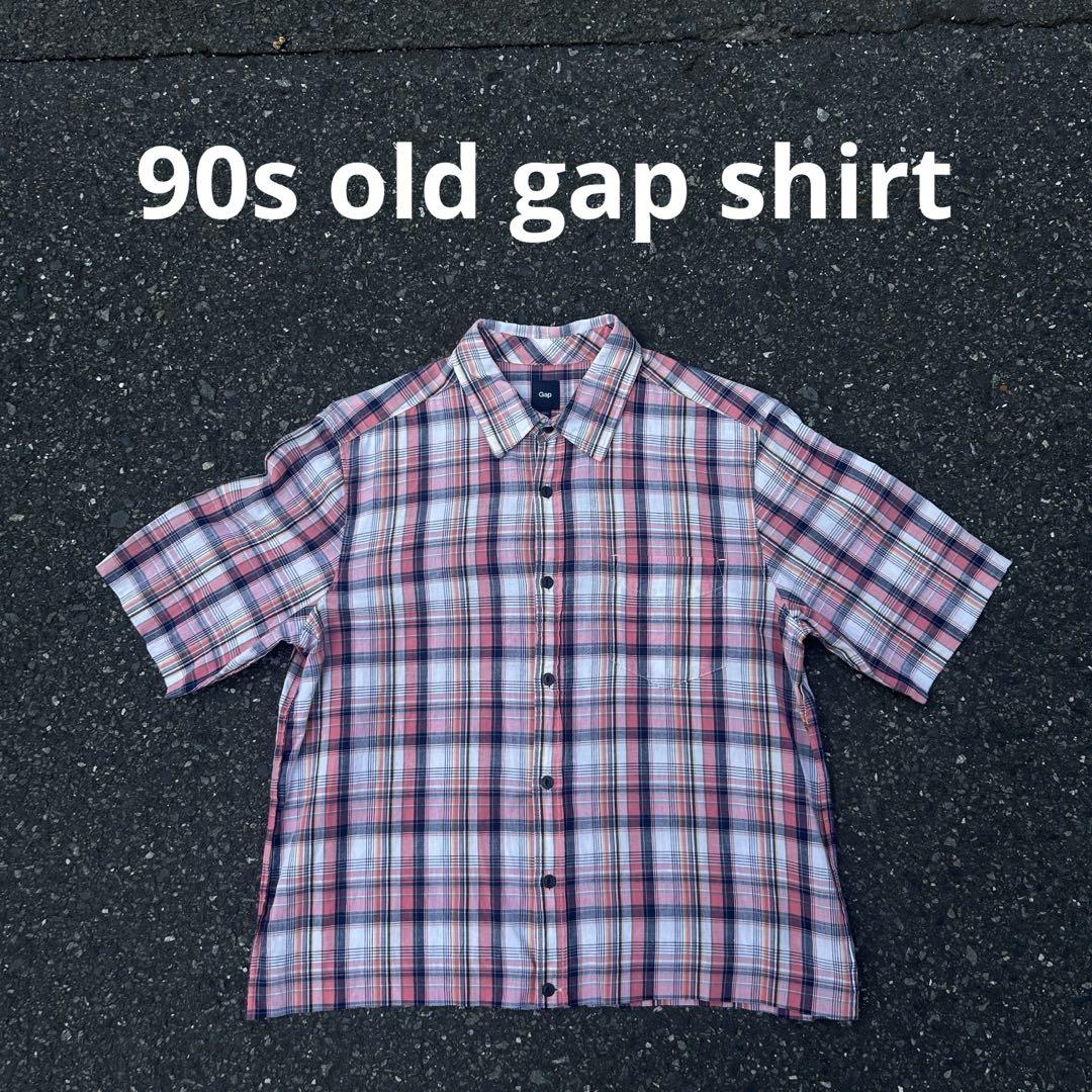 何でも揃う 短丈 gap old 90s チェックシャツ メルカリ - トップス