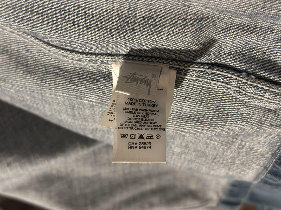 STUSSY DENIM CHORE JACKET デニムジャケット Mサイズ