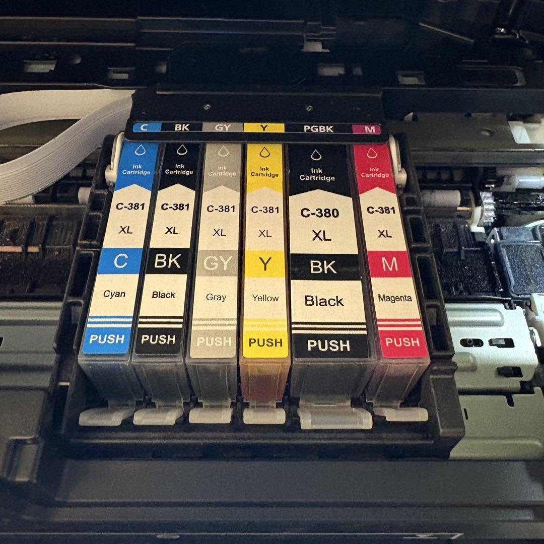 【中古】印刷枚数1783枚！インク新品！Canonプリンター 本体 TS8330 中古】印刷枚数約1790枚インク新品！Canonプリンター 本体