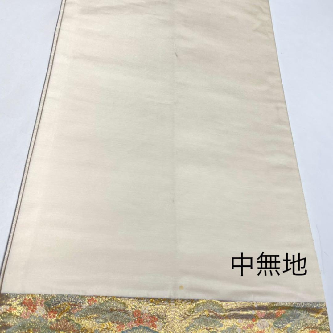 はコンパク 黒留袖 花模様 金彩 唐織 袋帯 4点セット avXfI-m53110192035 鶴 花模様 金彩 着物 鶴 ┈さいシミは
