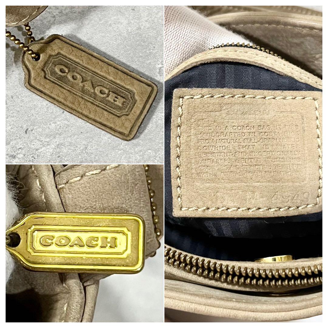 美品✨COACH nubuck leather shoulder bag
