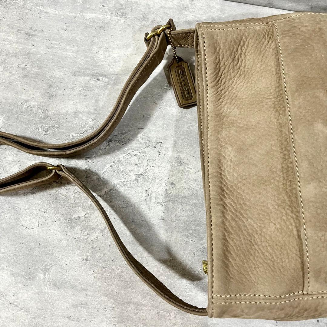 美品✨COACH nubuck leather shoulder bag